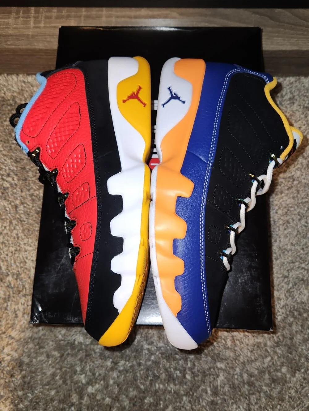 BRAND NEW AUTHENTIC RARE AIR JORDAN IX LOW WHAT THE KILROY SIZE 8